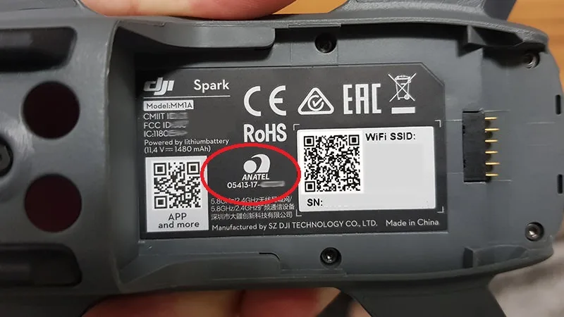 regulamentação dos drones - selo da anatel