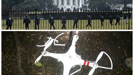 Drone invade a Casa Branca - Whashington DC - USA