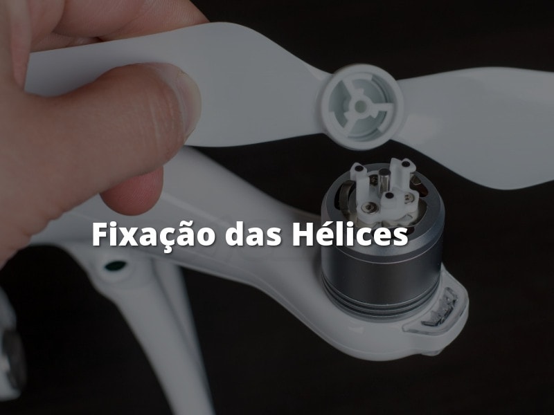 Como fixar as hélices do drone dji para evitar problemas nos drones