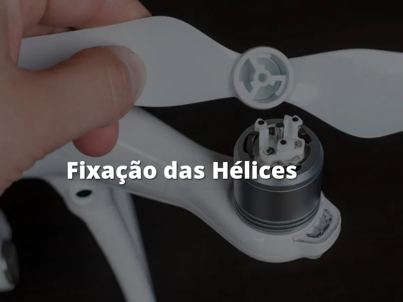 Como fixar as hélices do drone dji para evitar problemas nos drones