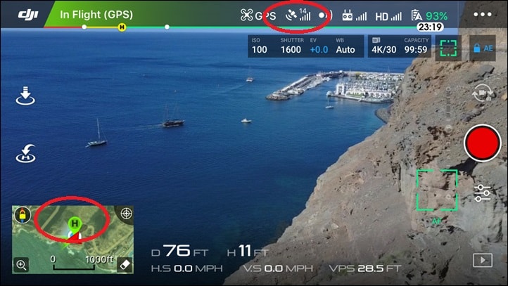 GPS Lock DJI Phantom