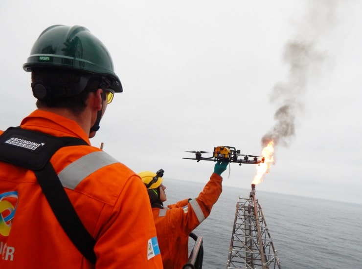 segurança na indústria utilizando Drones