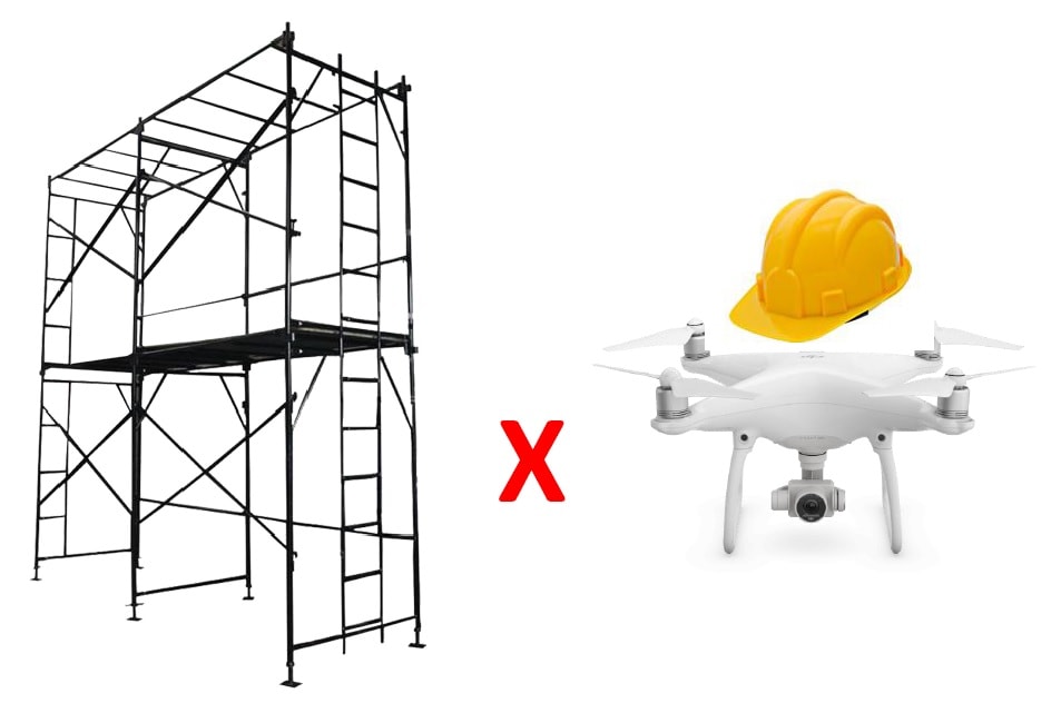 Vantagens de inspeção com drones