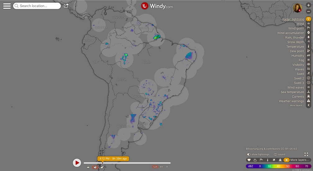 Aplictivo Windy