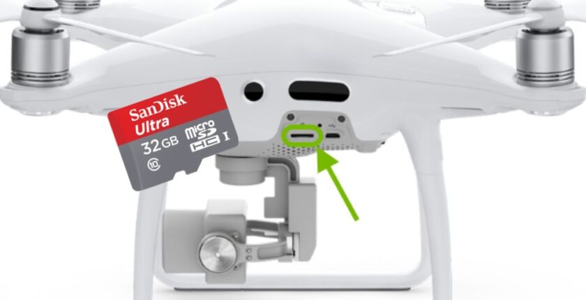 cartão de memória para drone
