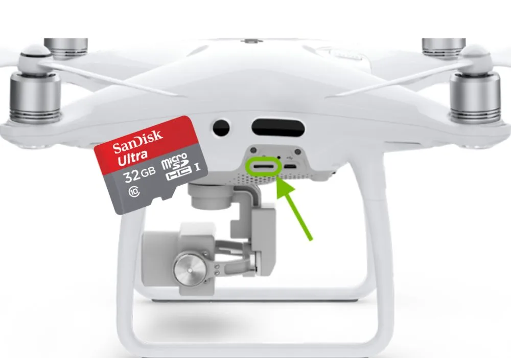 cartão de memória para drone