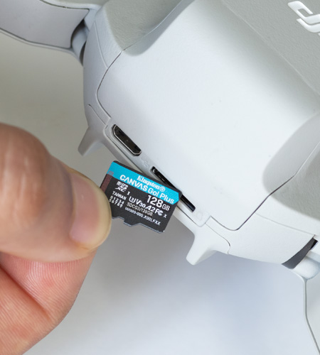 dji mini 2 sd card