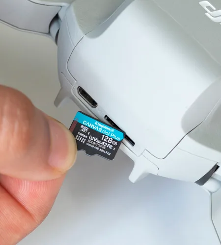 dji mini 2 sd card