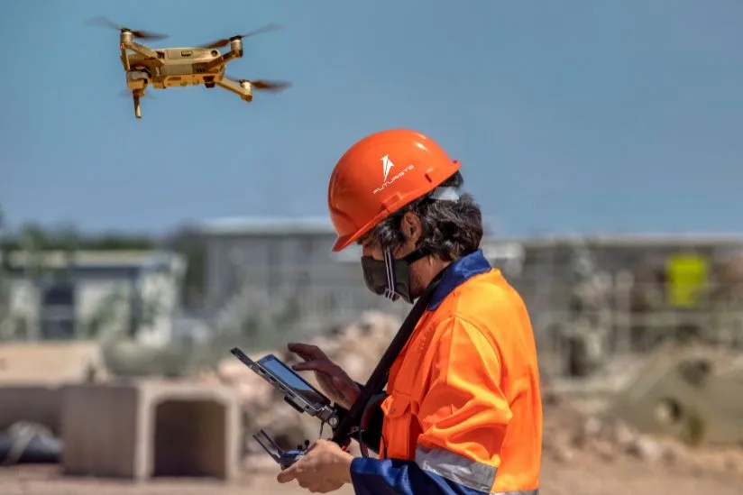 drone acompanhamento de obra