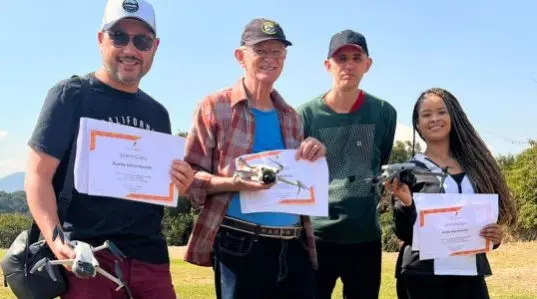 curso de drone com turma reduzida