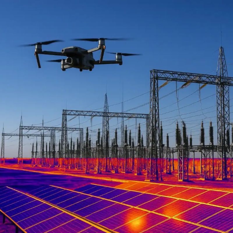 Inspeção termal com drone