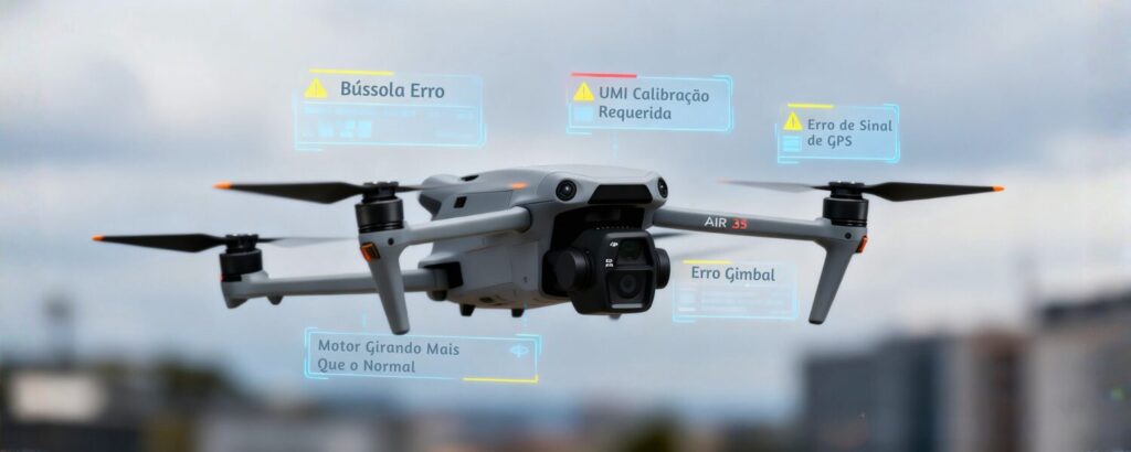 Erros Drone DJI