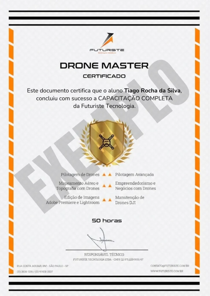 Certificado Drone Master