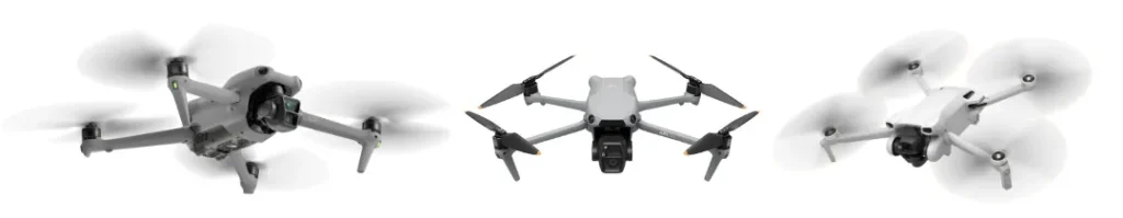 Drones utilizados no curso