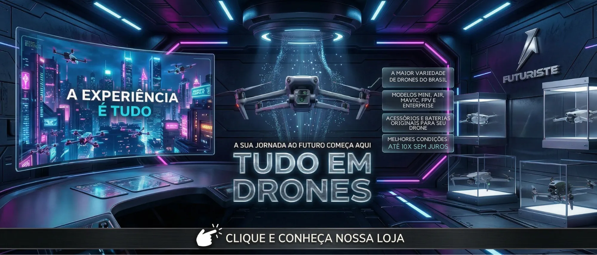 Loja de Drones Futuriste