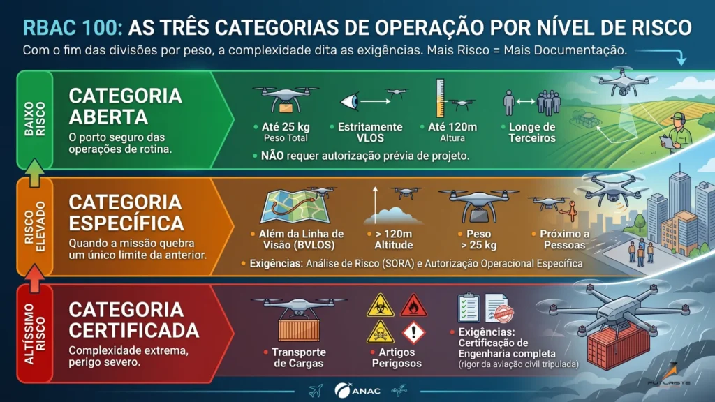 Categorias de voo RBAC 100