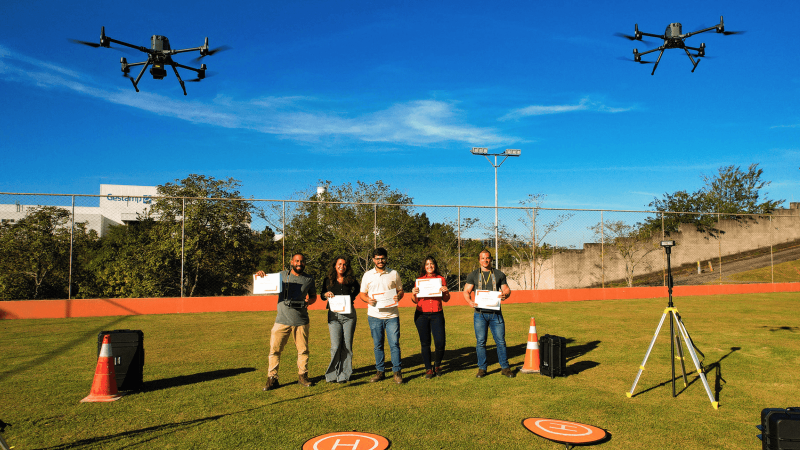 Treinamento de mapeamento e inspeção com drones no Paraná